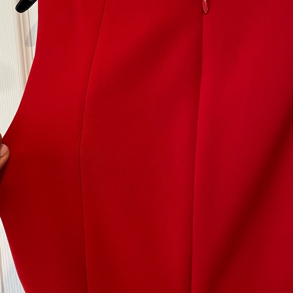 Intermix - gorgeous red midi cocktail dress - Picture 3 of 5